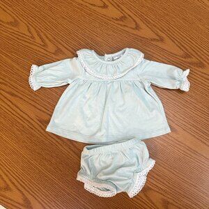 Minty Sweet Heirloom: The Perfect First Outfit